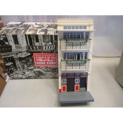 312 - King & Country. Streets of Old Hong Kong collection with 18 Ship Street Facade No 176, Wine Shop Fac... 