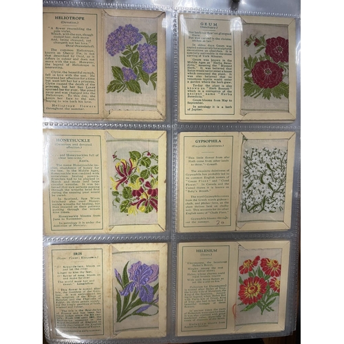 33 - Collection with albums, paper albums, leaves with complete sets including Kensitas Flowers (1st), Pl... 