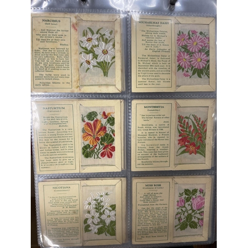 33 - Collection with albums, paper albums, leaves with complete sets including Kensitas Flowers (1st), Pl... 