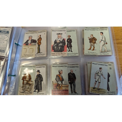 36 - Collection of Wills complete and part sets, generally very good to excellent with 1901 Cricketer Ser... 