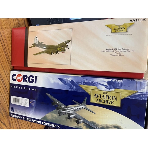 453 - Corgi AA. Boxed 1/72 with Boeing B-17G '2nd Patches' No AA33305 and Boeing B-17G Flying Fortress No ... 