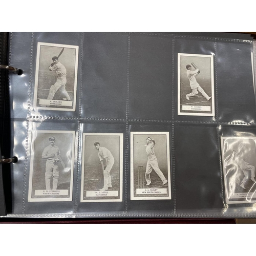 46 - Collection in two albums and loose with ranges in thinner album including Ogdens tabs, ABC of Sport ... 