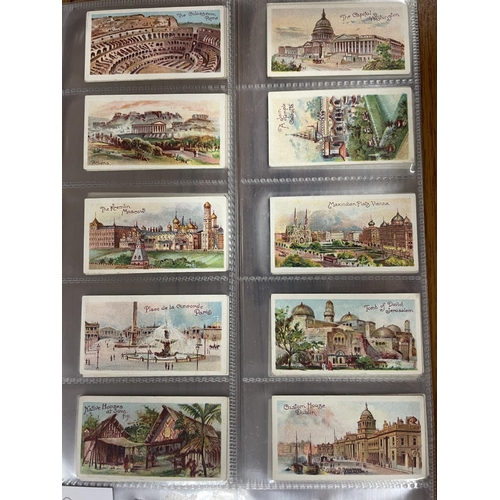 55 - Collection with Churchman 1905 Interesting Buildings and Gallaher 1912 Woodland Trees complete sets ... 