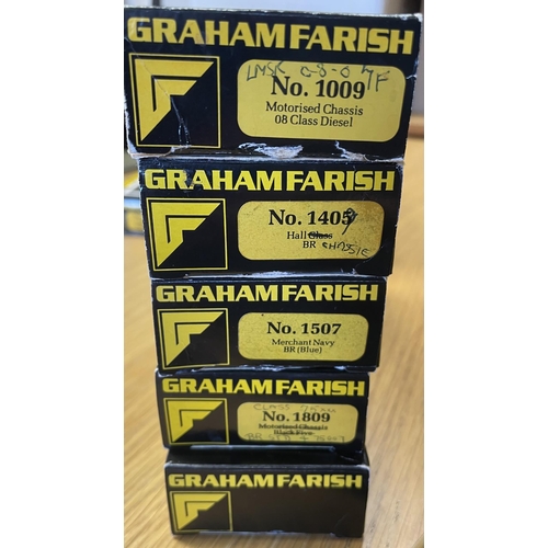 550 - Graham Farish. Collection of boxed N gauge steam locomotives with tenders including cookham manor 78... 