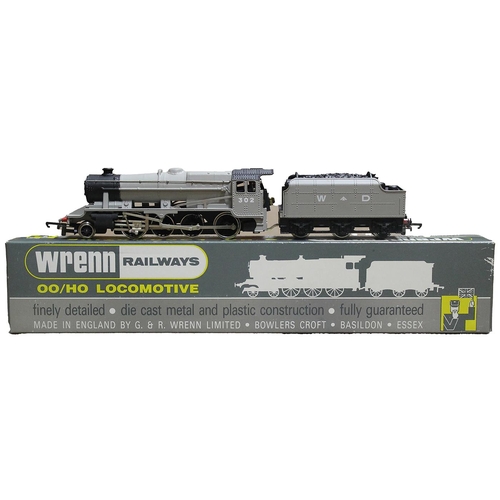 710 - Wrenn. LMS Class 8F 2-8-0 WD 302 grey locomotive and tender No. W2281, about mint in excellent box, ... 