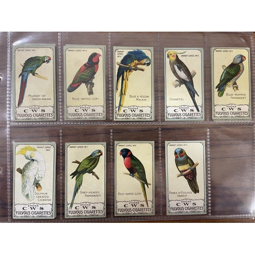 91 - Co-Operative Wholesale Society. 1910 Parrot Series part set in plastic sleeves generally fair to goo... 