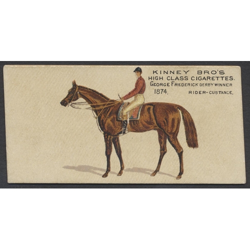 94A - Kinney. 1890 Famous Running Horses (English). In plastic sleeves, generally very good to excellent c... 