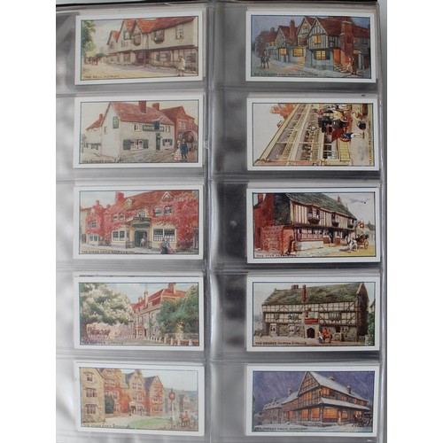 19 - Collection in 8 albums with complete sets including Fry & Sons China and Porcelain, Phillips Sport, ... 