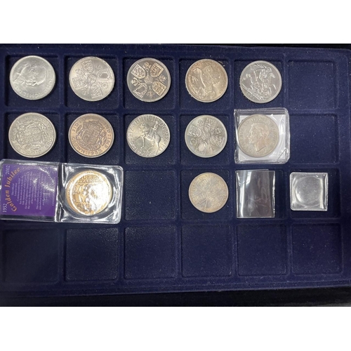 191 - 19th and 20th century collection including florins (11), shillings (14), two shillings (34) and crow... 