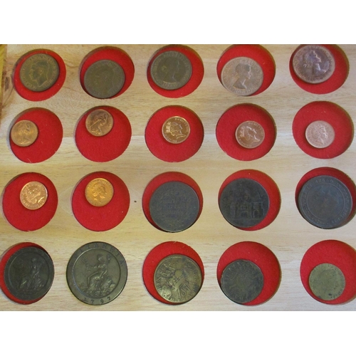 240 - Collection of pennies, ranging from George III to Elizabeth II, generally fair/fine to near very fin... 