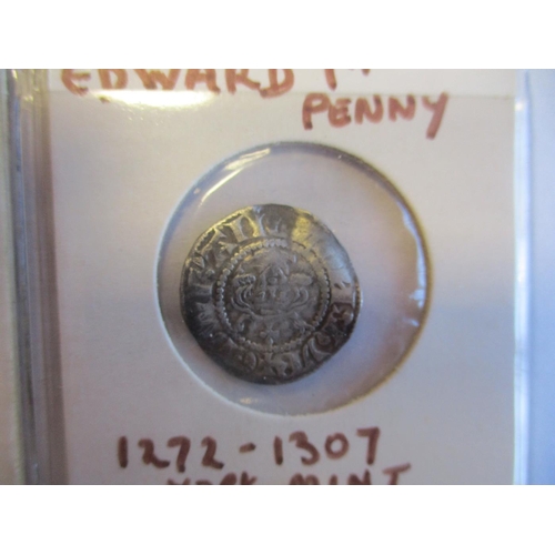 249 - Mixed hammered to modern collection in album and loose including hammered Henry II short cross penny... 