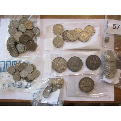 250 - Late 19th to 20th century range, generally mixed condition, includes crowns 1889, 1890, 1935 (2), ha... 