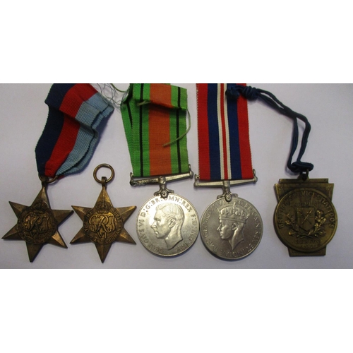 5 - Family range with:
1. KGVI Efficiency Medal (Territorial) to T.6015789 Dvr H.W. Curle R.A.S.C. 
2. 1... 