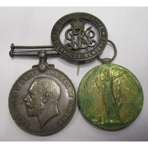 50 - Family range with:
1. WW1 BWM, Victory Medal and Silver War Badge No B228948 to 97229 Pte A.L. Green... 