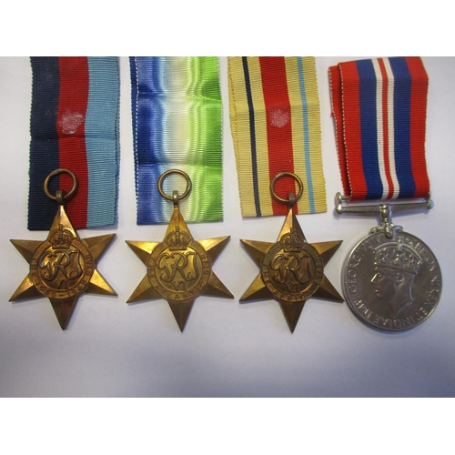 81 - WW1 and WW2 Chamberlain step brothers medals with:
1. 1914-15 Star to 12404 Pte W.C. Chamberlain Nor... 