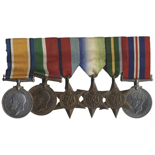 82 - WW1 BWM, Mercantile Marine War Medal, WW2 1939-1945, Atlantic, Pacific Stars and BWM to Albert Knott... 