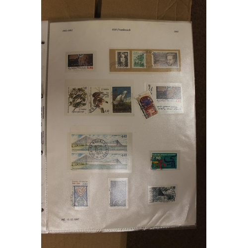 83 - World coln in six large binders, predominantly U incl Channel Is, France U 1971-2011 with covers, Gi... 