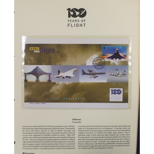 106 - Concorde. Coln Concorde flight covers in 8 stockbooks, also with range loose material i.e. newspaper... 