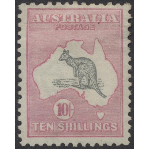 1 - BC QV-KGV M/U coln in SG Imperial album first edition, incl Australia 1913 Kangaroo issues to 10/- M... 