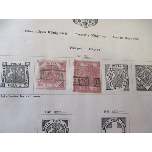 10 - A very good early to middle period M/U coln in 2 ptd Schaubek vols incl Austria 1850-4 set FU, 1860-... 