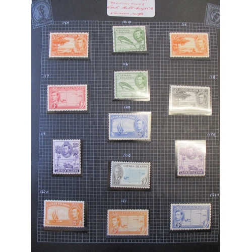 18 - KGV-QEII mint and used BC coln in 7 vols and loose in 2 box files incl Cayman Is 1938-48 set to 10/-... 