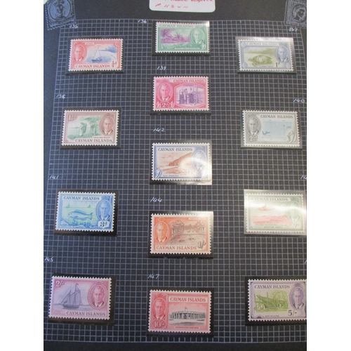 18 - KGV-QEII mint and used BC coln in 7 vols and loose in 2 box files incl Cayman Is 1938-48 set to 10/-... 