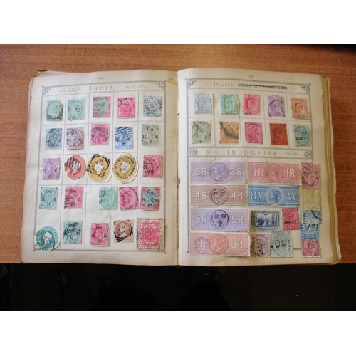 7 - World misc 19th-20th century M/U, coln in old Lincoln album, with a range of BC, France early materi... 