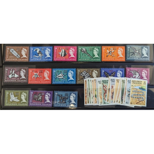 96 - British Commonwealth. Mainly early to mid coln in s/pages, incl, Ascension Island 1963 set of 14 UM,... 