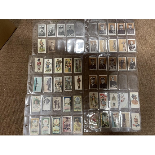 13 - Collection including loose in plastic sleeves with Ogdens Guinea golds (200) approx, Ogdens and Gall... 