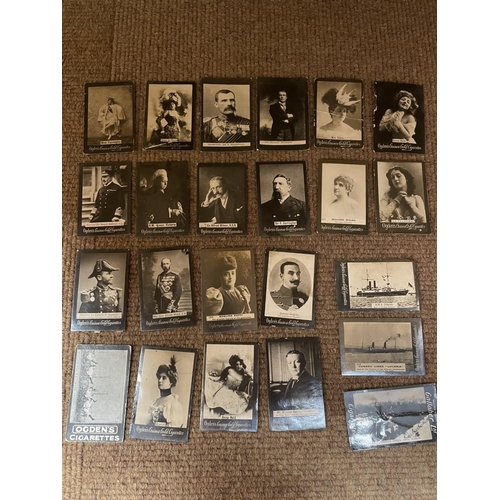 13 - Collection including loose in plastic sleeves with Ogdens Guinea golds (200) approx, Ogdens and Gall... 