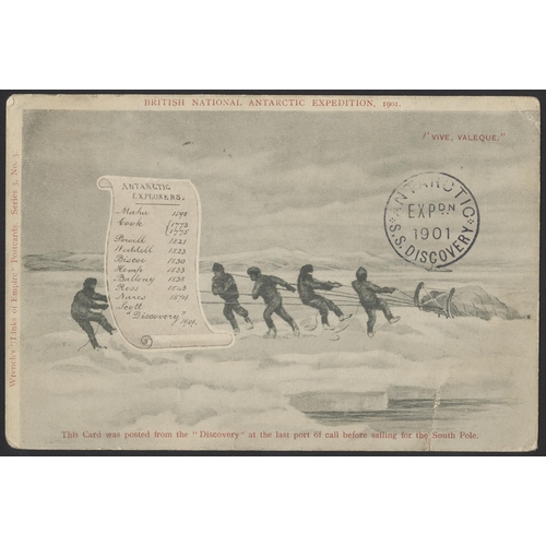 132 - Early. Misc. coln. incl. British National Antarctic Expedition 1901 pub. Wrench p.u. Christchurch Ne... 