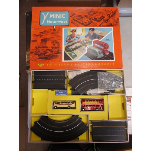 168 - Minic Motorways. Boxed sets collection including Holiday Highway No M1518, Public Transport No M/151... 