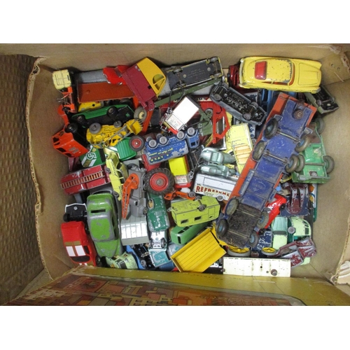 240 - Mixed range with boxed Dinky Nos 114, 216 and 142, various Matchbox (7), Marx Rolls Royce and tinpla... 