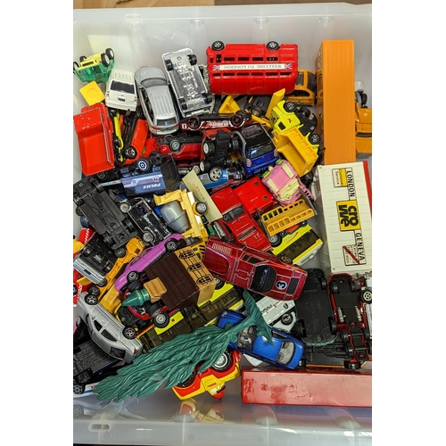 242 - Collection of unboxed and boxed model cars and lorries, generally good in very good boxes where prov... 