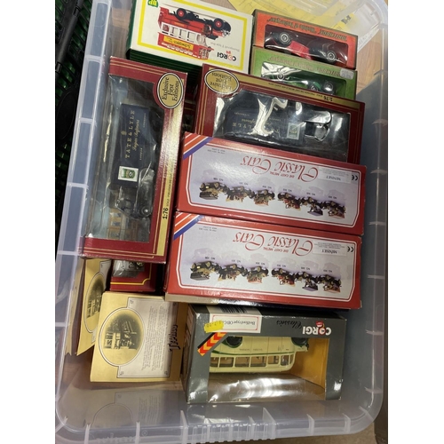 243 - Boxed collection including Corgi Classics (100), Great British Classics (20), EFE (7), Lledo Days Go... 