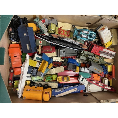 244 - Collection of unboxed die cast from 1970s onwards including, Matchbox, Corgi, Dinky, Lledo, Siku, At... 