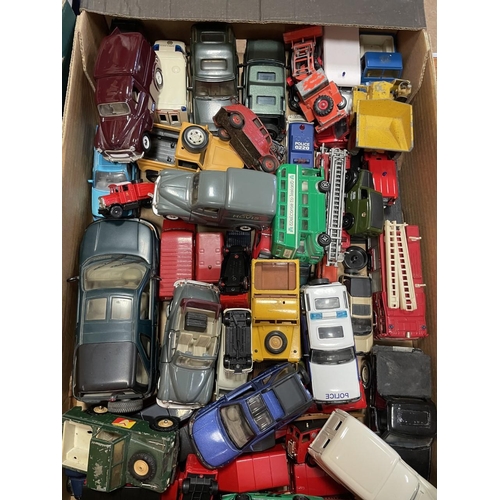 244 - Collection of unboxed die cast from 1970s onwards including, Matchbox, Corgi, Dinky, Lledo, Siku, At... 