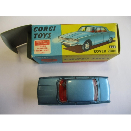 259 - Corgi. Boxed range with Monte-Carlo Citroen DS 19 No 323, Thunderbird Sports No 215S, Sheriff's Olds... 