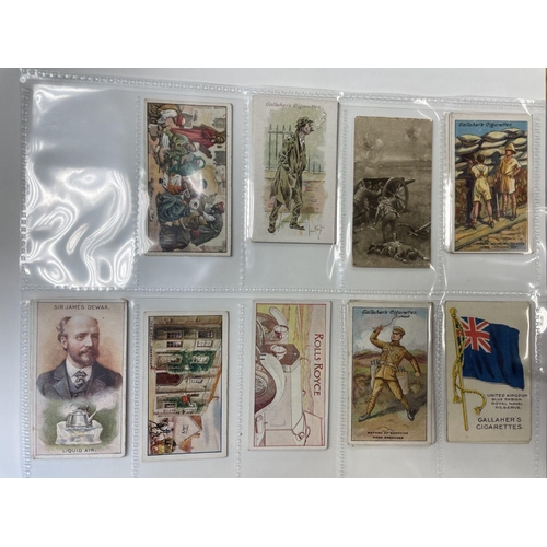 26 - Collection with multiple albums including sets with Mitchell Village Models, Ogdens Owners Racing Co... 