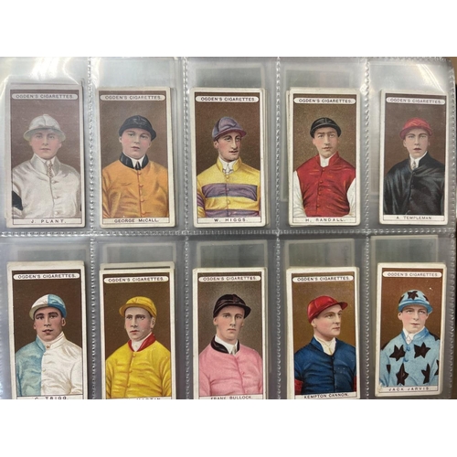 26 - Collection with multiple albums including sets with Mitchell Village Models, Ogdens Owners Racing Co... 