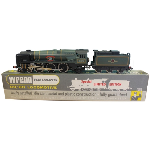 397 - Wrenn. BR green 34090 Sir Eustace Missenden 4-6-2 locomotive and tender No W2402 mint in nearly mint... 