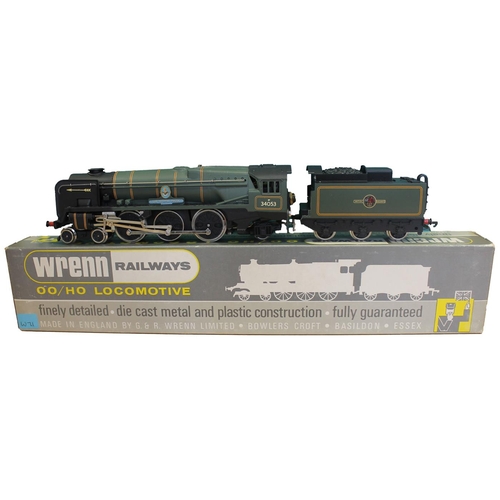 398 - Wrenn. BR green 34503 Sir Keith Park 4-6-2 locomotive and tender No W2269 mint in nearly excellent b... 