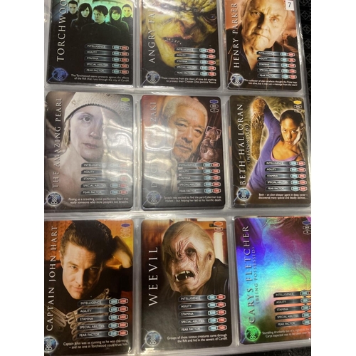 41 - Modern trade cards with Star Wars, Doctor Who Top Trumps, Strictly Ink, Battles In Time, Alien Army,... 