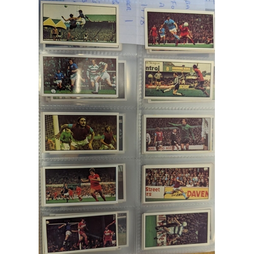 46 - Collection of complete sets in one album, generally very good condition, with Bassett 1977/78 Footba... 