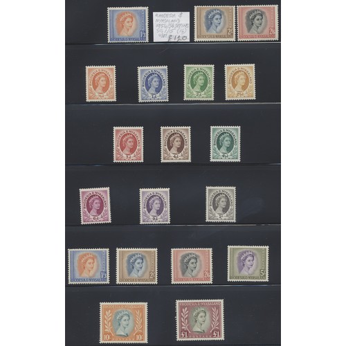 4 - BC misc QEII M/UM coln in 1 Lighthouse folder, incl Aden 1953-63 set UM, Antigua 1953-62 set UM, Bas... 