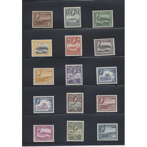 4 - BC misc QEII M/UM coln in 1 Lighthouse folder, incl Aden 1953-63 set UM, Antigua 1953-62 set UM, Bas... 