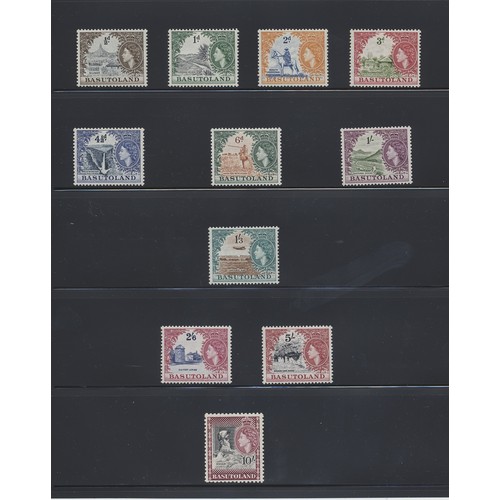 4 - BC misc QEII M/UM coln in 1 Lighthouse folder, incl Aden 1953-63 set UM, Antigua 1953-62 set UM, Bas... 