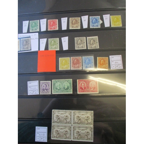 160 - Canada. Early to modern UM coln in binder incl 1897 Jubilee ½c, 5c (2), 8c, 10c, 1908 Quebec 20c, 19... 