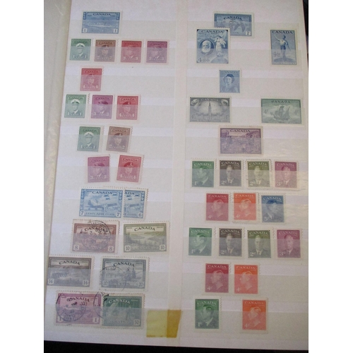 162 - Canada. Middle to modern M and FU collection on stock leaves incl 1935 set M, 1937-8 set M less 4c w... 