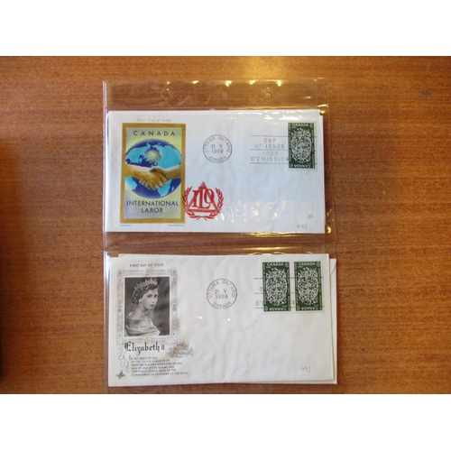 163 - Canada. FDCs coln in 19 SG picture card albums and loose, incl covers from 1869-1985. A very large c... 